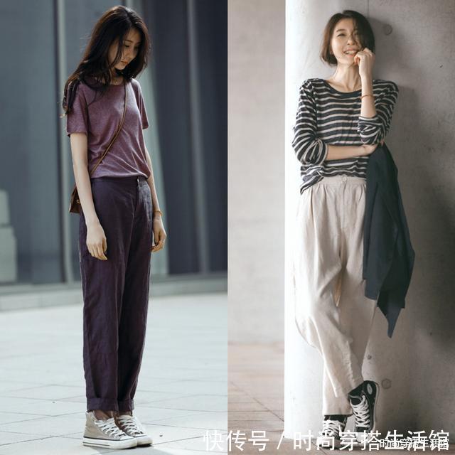 休闲裤|不管穿什么裤子都别乱穿,试试这4条裤子,时髦显瘦更有气质