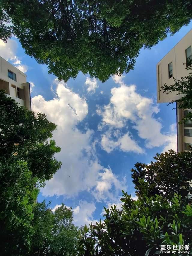 蓝天白云|使用三星手机记录唯美的蓝天白云