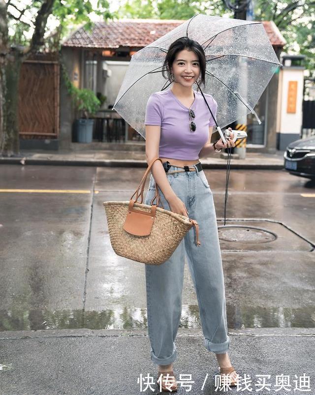 三木又穿火了一种流行色,叫“奶油紫”,显白又好看,黄皮都适合