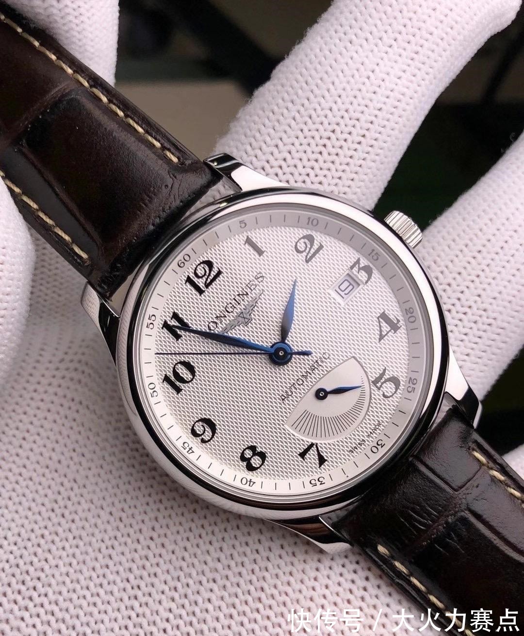 正品@GS厂浪琴名匠L2.666.4.78.6大嘴复刻手表对比正品细节一眼假!