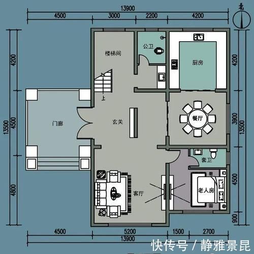 农村|农村二层现代别墅小院,不砌影壁墙,房子还好看,买了车再不担心开不进院里