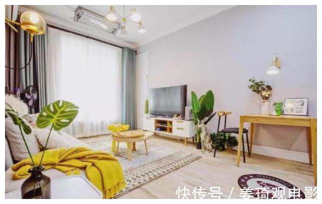 配色|北欧风小户型设计,卫生间和厨房的配色超赞,晒晒