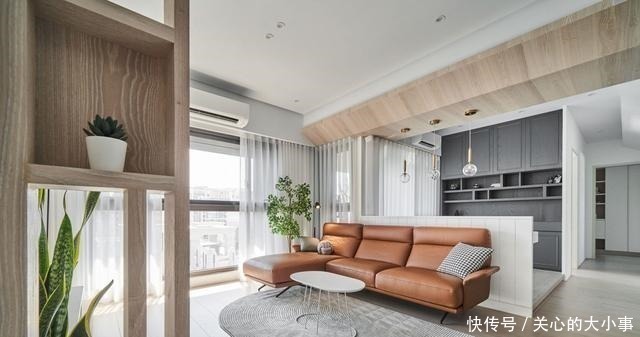 木格栅|明明只有89㎡,她家咋就装修得这么大气高级一进门就被吸引!