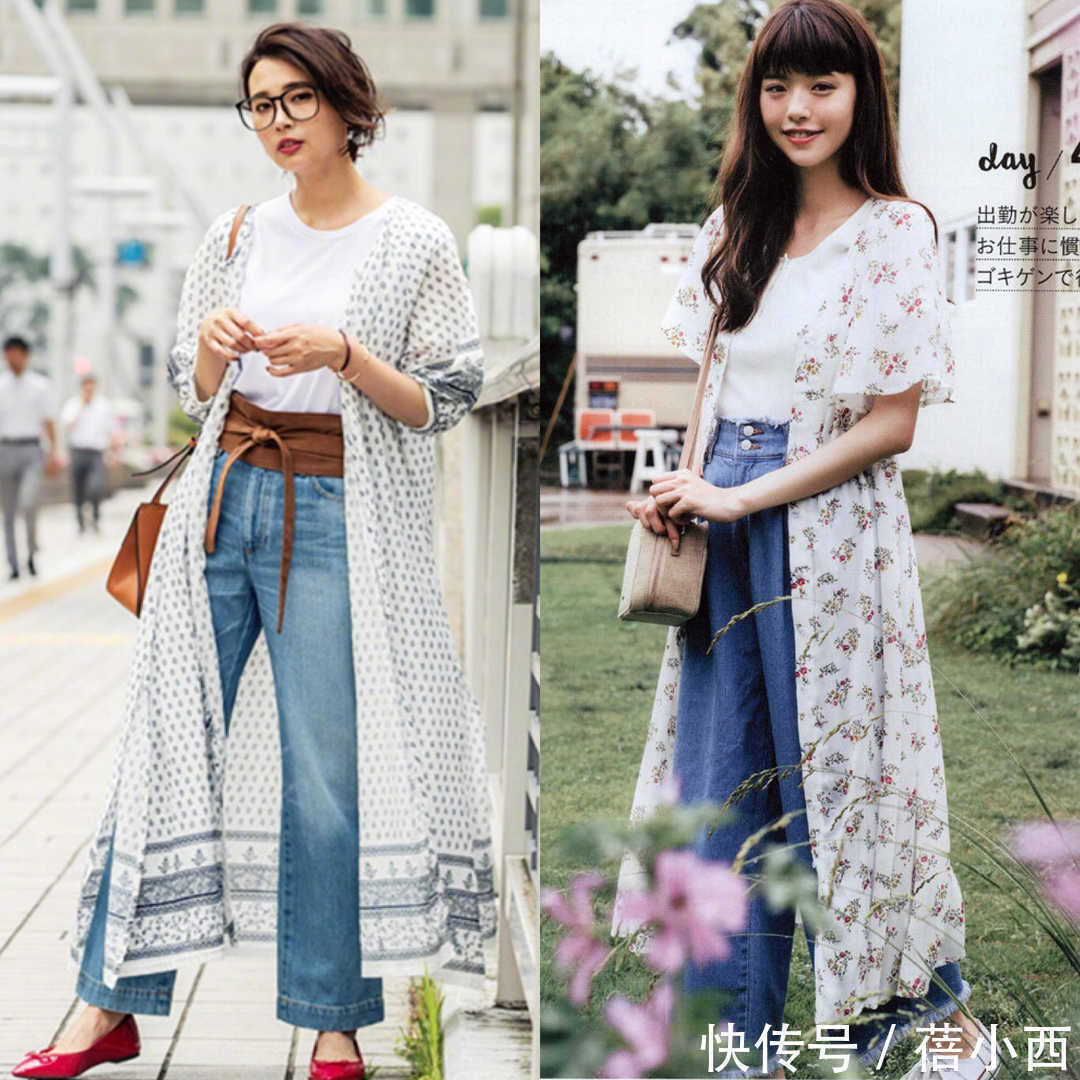 西部牛仔|日本女人真会穿，阔腿裤、吸烟裤、牛仔裤都穿得那么优雅，太厉害