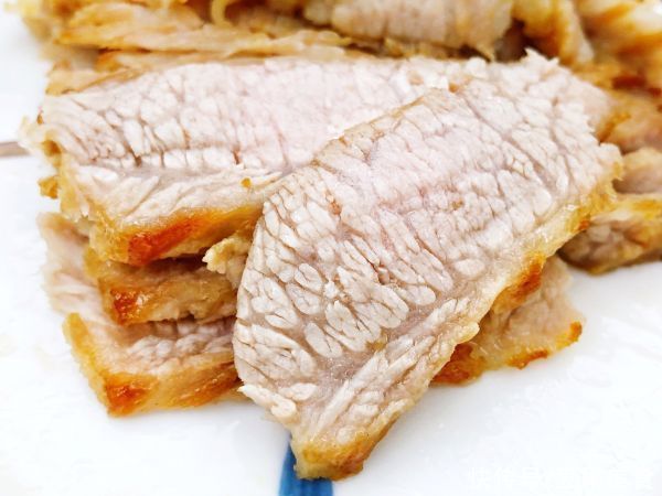 肉片|外焦里嫩蒜香猪颈肉好吃简单又快手