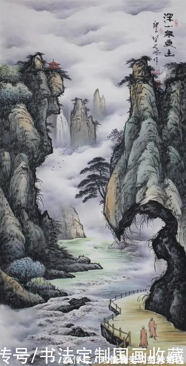 奖金奖|书法国画定制收藏《淡泊明志,养德泽福,江南春色,万山红遍》