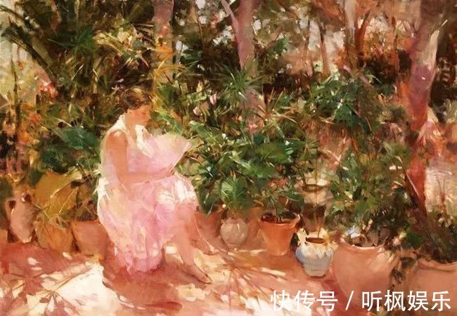 瓦伦西亚$西班牙艺术家尼迪亚笔下的女人,美得像花一样尽情地绽放