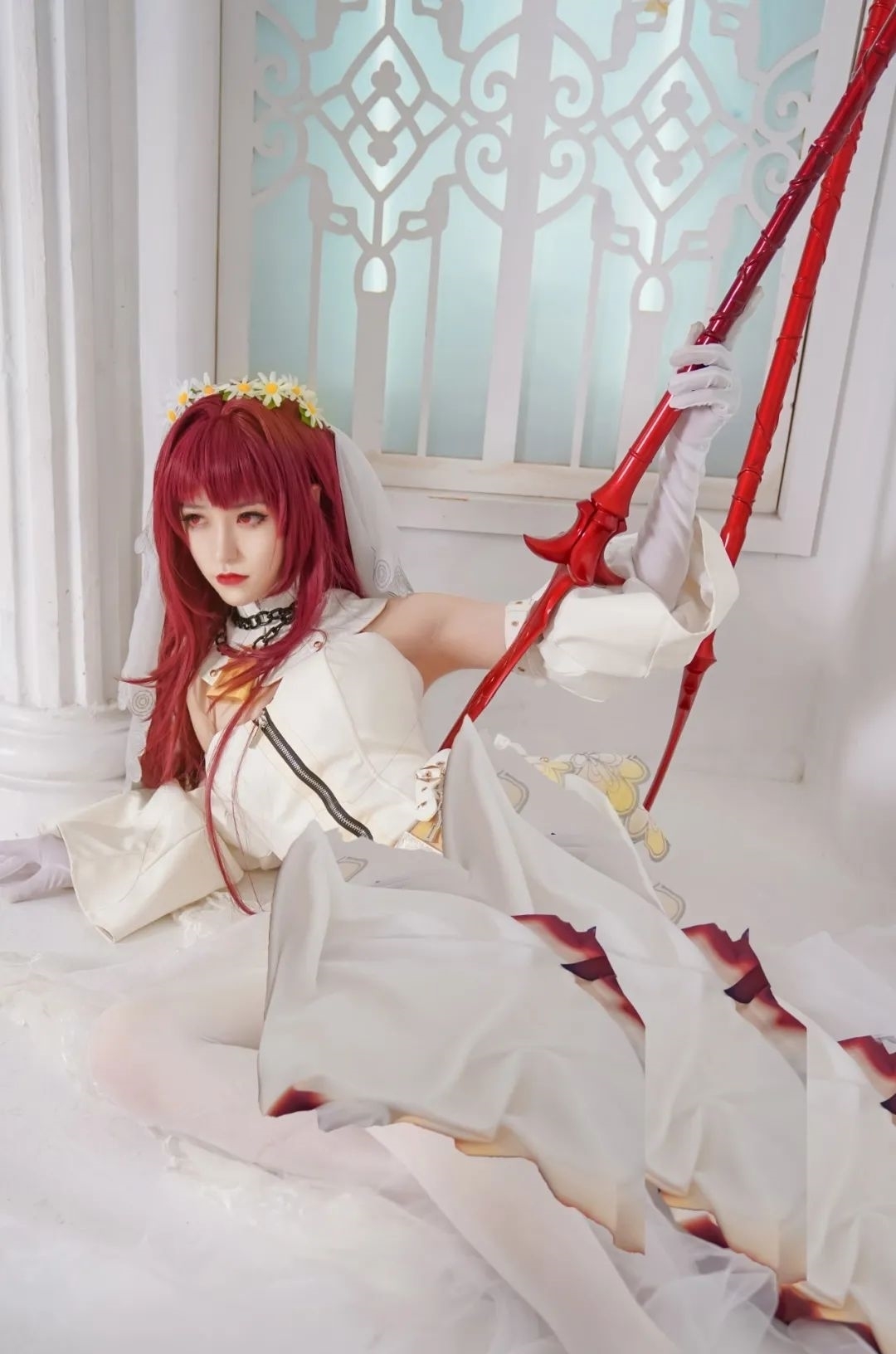 淼唯|cos:斯卡哈同人花嫁?cos正片@淼唯