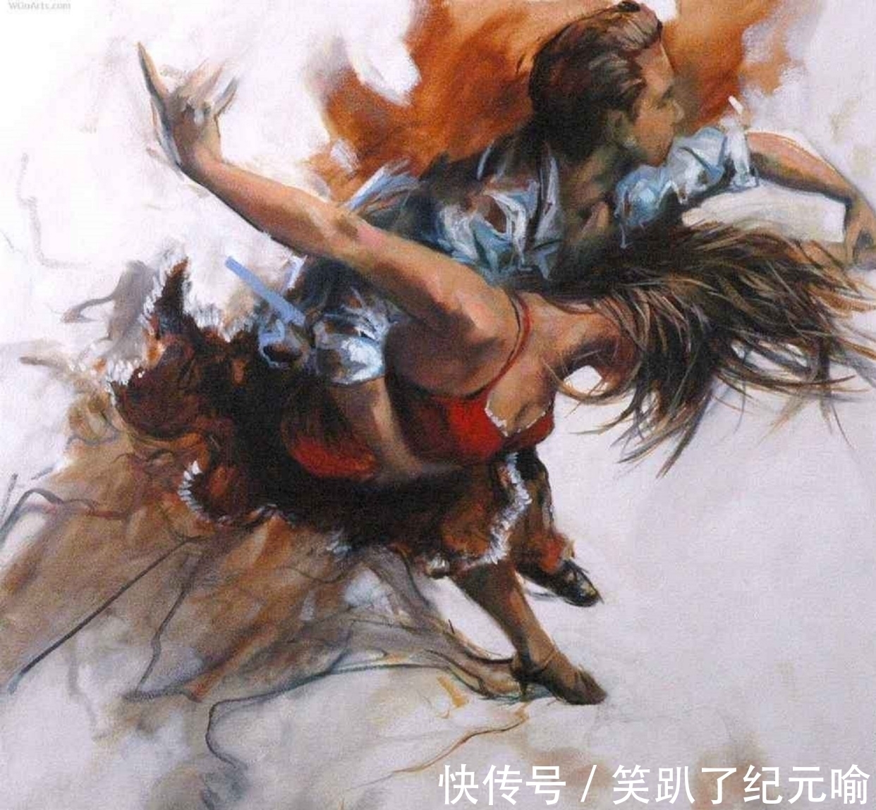 灵与魂$激荡的情与爱,舞动的灵与魂——艾伦·本特利的动态绘画艺术