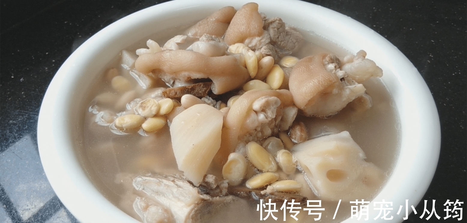 猪脚汤怎样煲好喝?告诉你配料与做法,掌握好这3点,汤美肉香