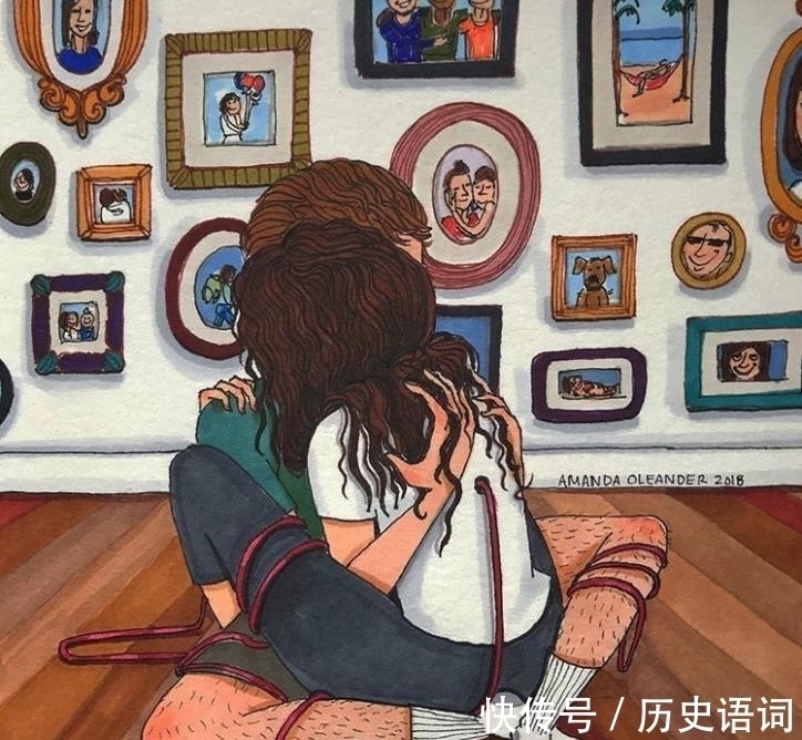 恋爱关系!女插画师创作的20张展现了真实恋爱关系的插画