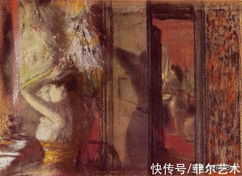 安格尔$法国艺术大师埃德加·德加舞女125幅油画作品,美翻了