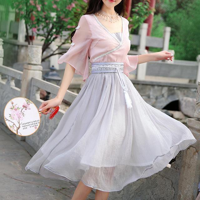 泡泡袖 古色古香中国风改良裙,简直是古风爱好者的福利,太仙了