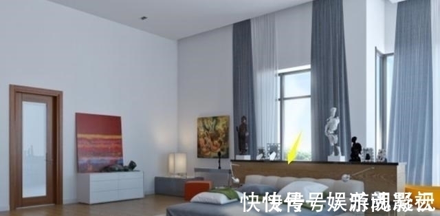 窗帘|床头不得已靠窗,一招化解:加一字形20cm宽矮台面,也当床头柜用