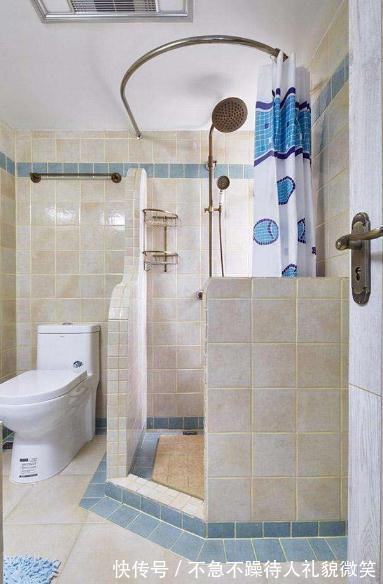 干湿|新房装修，小户型的卫生间别做玻璃淋浴房，这样设计更美观实用