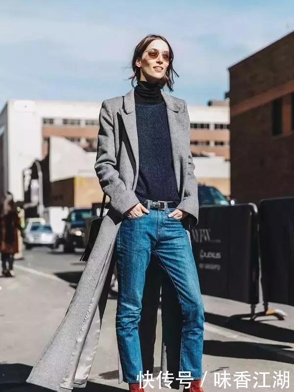今年最火高领毛衣+大衣，才是秋冬绝配！