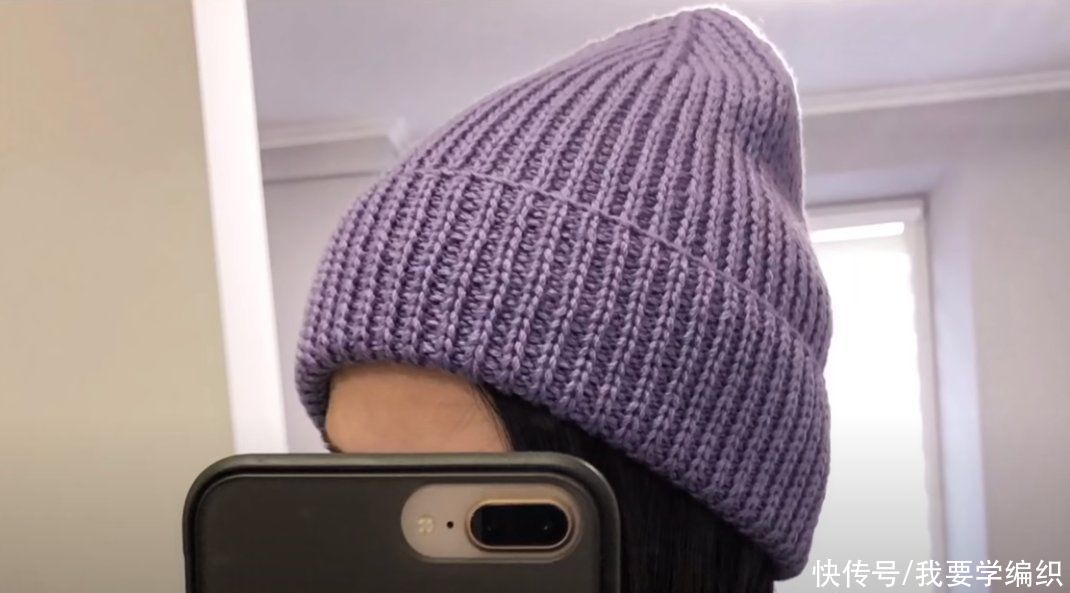 适合|有些款式永远都不会OUT,经典单罗纹帽编织教程,适合男女老少
