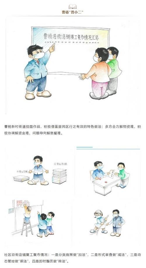 趣味小漫画带你了解“普小二”助力企业复工那些事|中国新闻奖新闻漫画初评作品：独家原创| 趣味