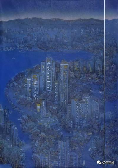  山水|青紫重彩一一王存海