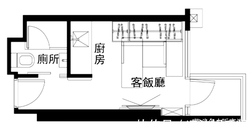 空间|香港90后夫妻住进12㎡小家,“穷装”北欧风,“毫米房”功能齐全