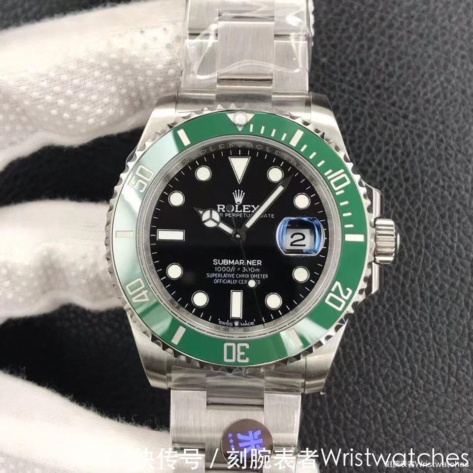 劳力士|V米厂劳力士绿水鬼41mm复刻表评测,工艺细节怎么样?
