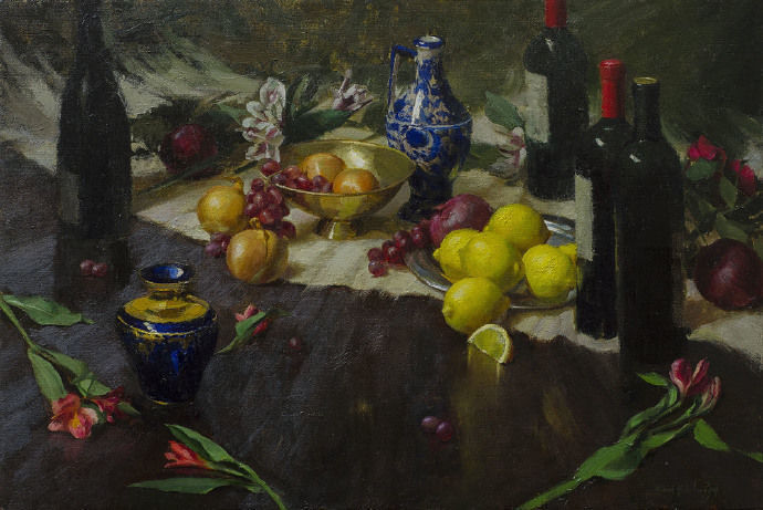 艺术家!色彩的情感表现,美国艺术家迈克尔的绘画作品