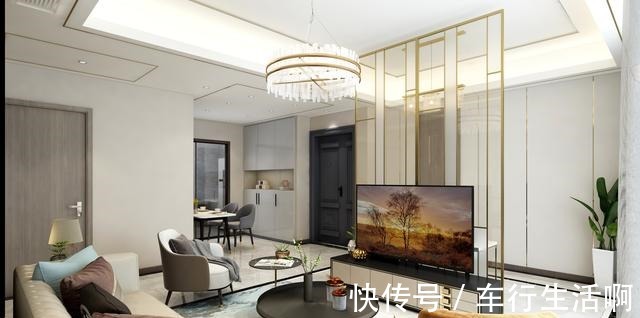 饰面|中信泰富137㎡现代轻奢风,巧妙分区、时尚与实用并存!