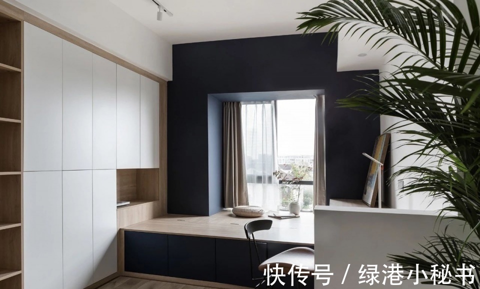 案例|装修案例欣赏：看够了黑白灰？加点普鲁士蓝试试！