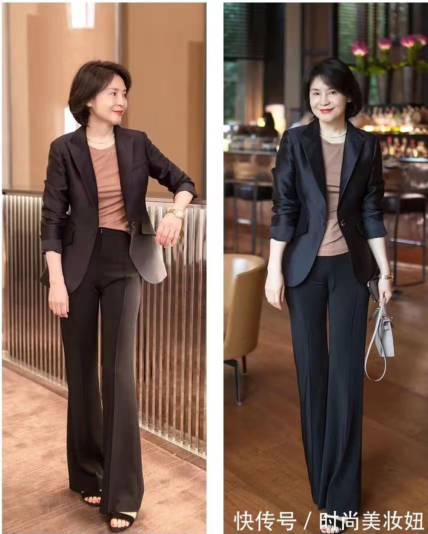 颜值|50岁女人会穿比“长相”重要,她靠穿搭提升颜值,每套都很优雅