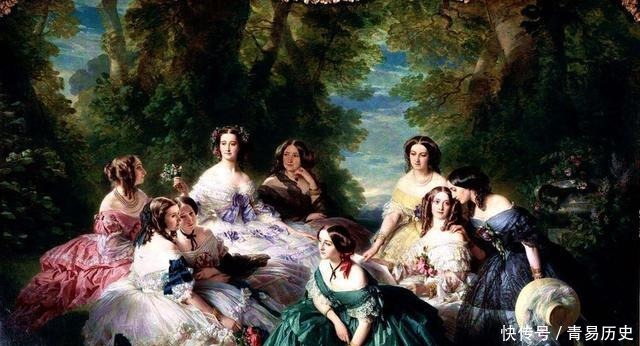 画家|德国宫廷画家,弗朗兹·克萨韦尔·温特哈尔特,人物油画作品欣赏