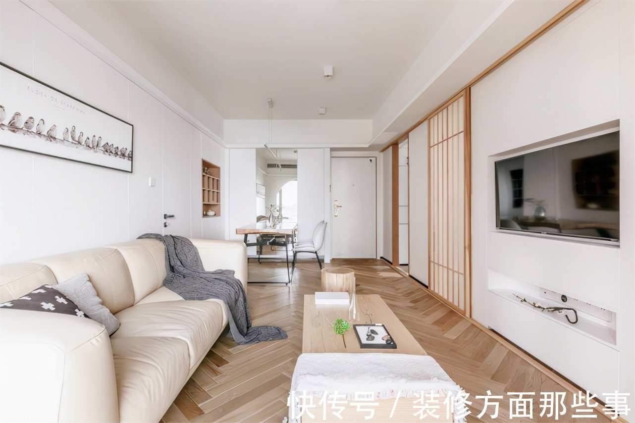 原木色|120平个日式风三居室化繁为简,让简约诠释家的温度