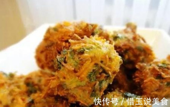 媳妇儿炸萝卜丸子,不放一滴水,只需放点“它”,外酥里嫩!