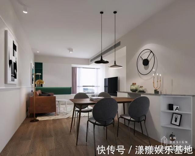 爱马仕|客厅没有茶几,空间却瞬间高级?看看她74㎡的家是怎么做的