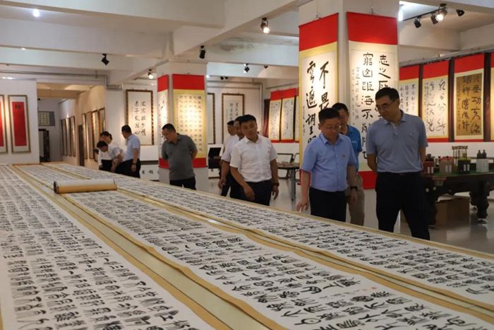 副主席|郭店街道举办庆祝建党100周年名家书法邀请展