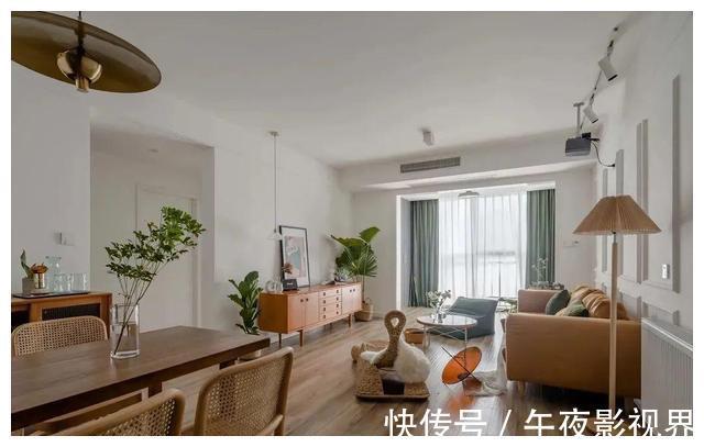 客厅|85㎡复古两居室,文艺气息浓厚,放眼望去家里全是美景!