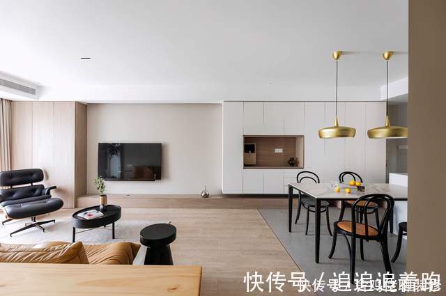 更上一层楼|87㎡小三居也有大开间，这才是家中的高级场面，简约而不简单