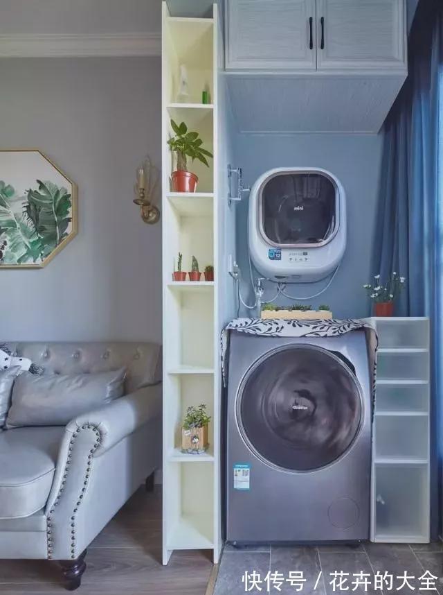 储物|70平米小户型,全屋简洁清爽又雅致,到处都打满了柜子,储物超强