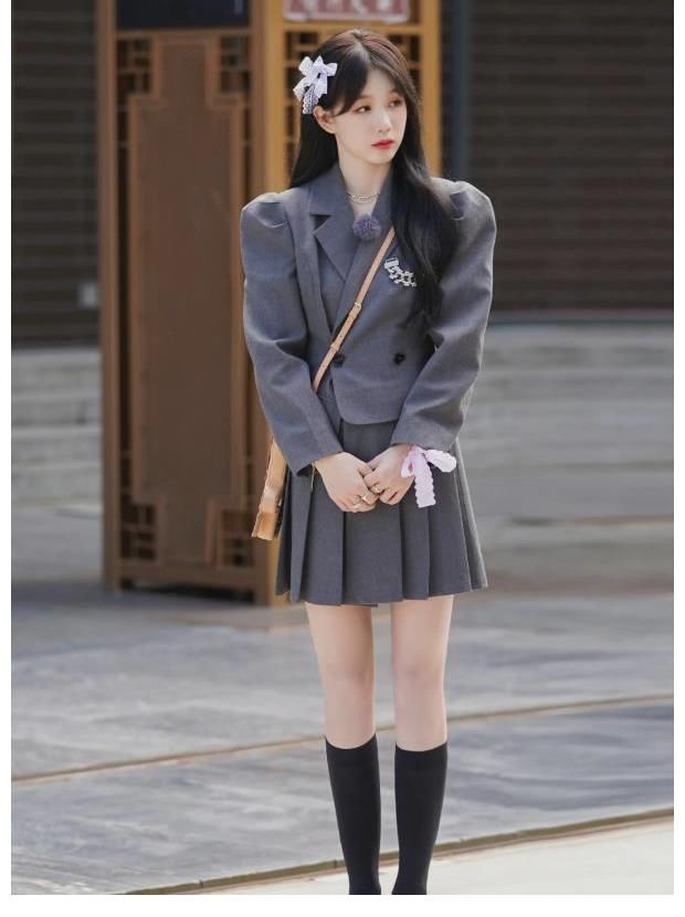 jk|徐梦洁为装嫩，大胆挑战JK制服，这少女感我服了