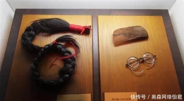 小时候|溥仪的遗物:图1是溥仪的辫子,图2是溥仪小时候玩过的蛐蛐罐!