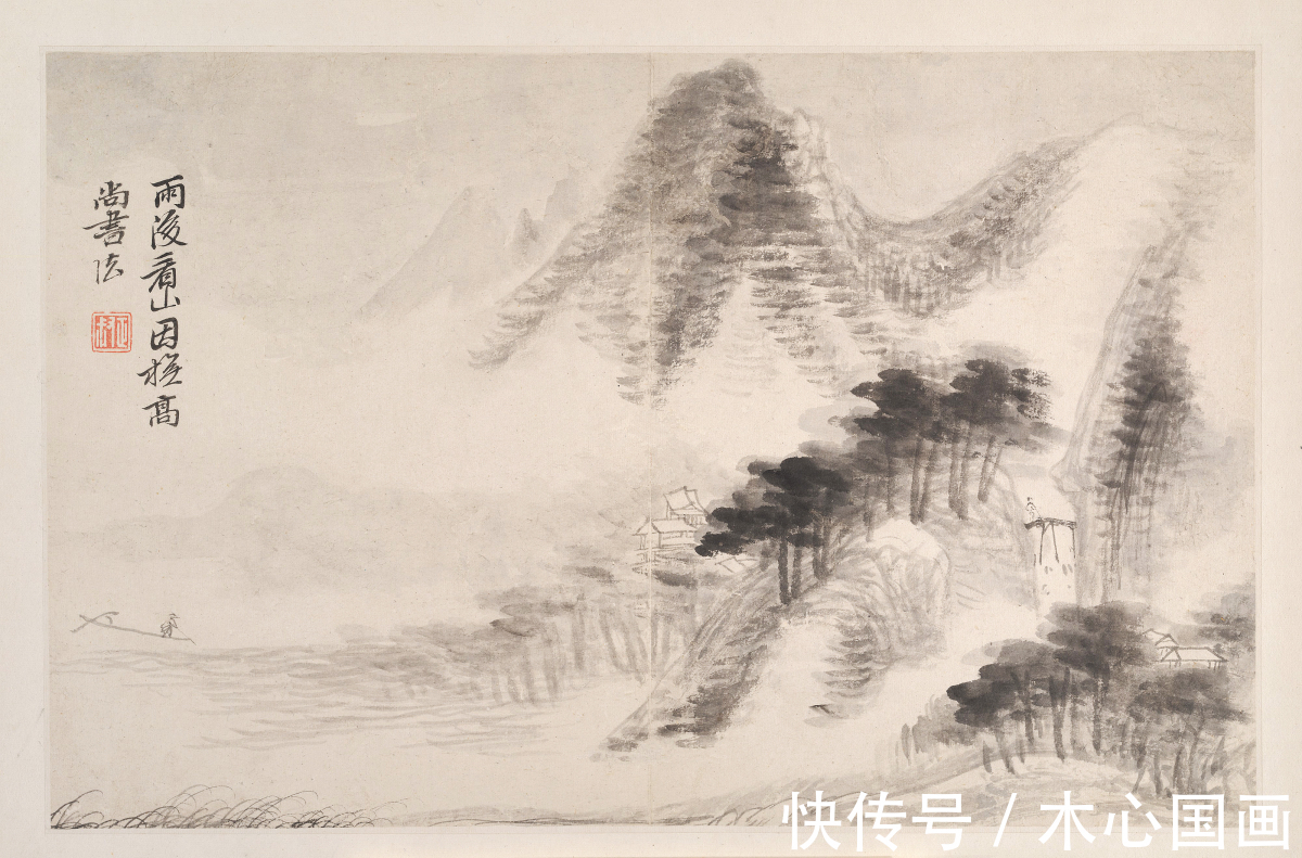 恽寿平&恽寿平《仿宋元诸家山水册》欣赏:平淡超逸