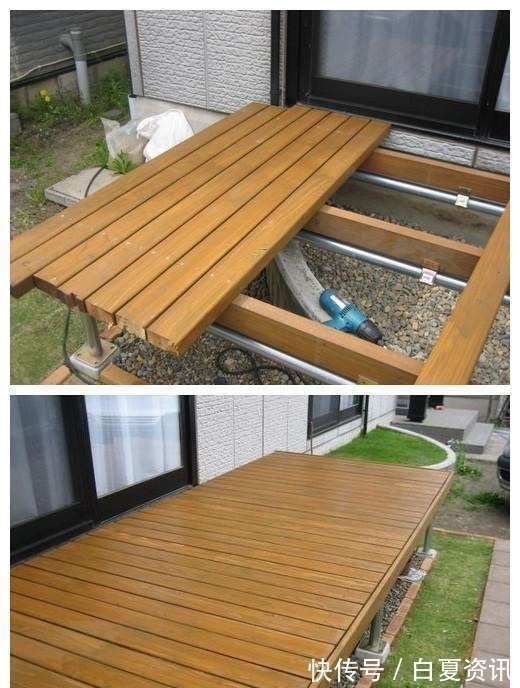 露天甲板|我家要是有个大院子，我也在门前铺一层钢管抬高，露天甲板好结实