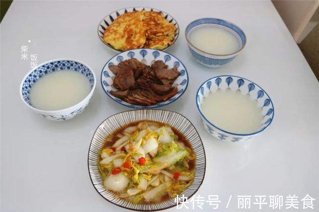 一个晚上|早餐吃什么？看我的搭配，有肉有菜还有粗粮，网友：营养满满