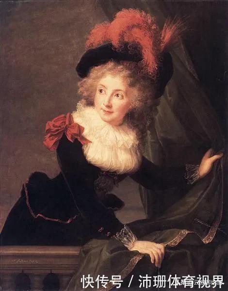 佛兰德&法国18世纪著名洛可可女画家维吉·勒布伦肖像作品欣赏