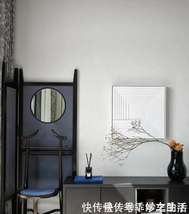 客厅|这才是最美别墅,484㎡新中式之风,里面的庭院水景,太美!