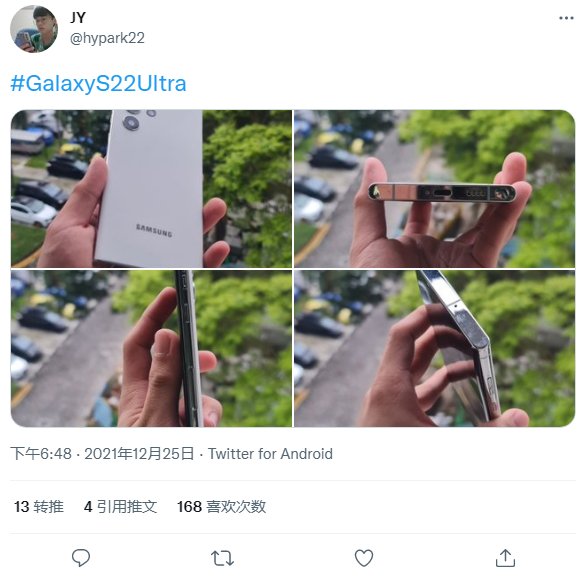 ultrNote 精神永存，三星 Galaxy S22 Ultra 真机上手照曝光