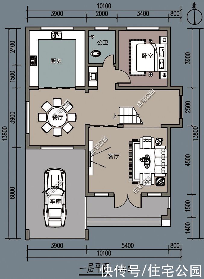健身房|2021年回农村建房,这4套图纸被使用次数最多,且都有一个共同点