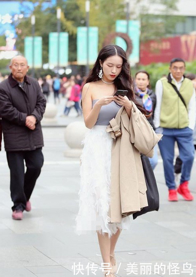 纱裙|清丽可人的纱裙搭配