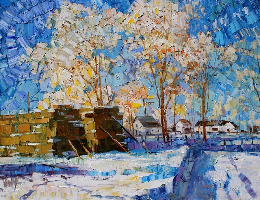 robert|这组小色块油画,色彩生动,美得令人目不暇接