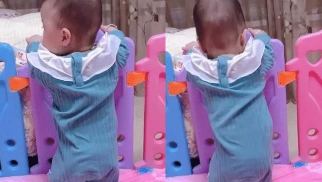 “屁股下边全是脚”,宝妈晒照吐槽宝宝小短腿火了,网友笑翻了