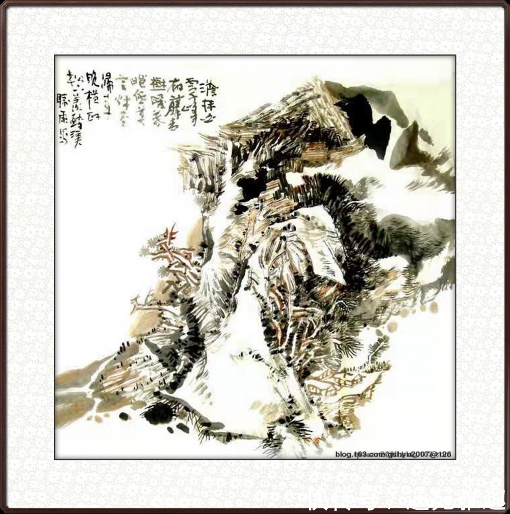 画家$「作品欣赏」水墨逸情,山水清逸,画家高胜雨作品欣赏